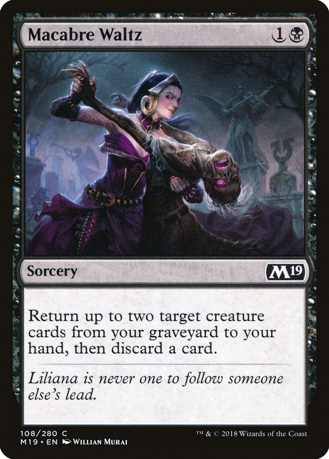 Macabre Waltz [Core Set 2019] | Card Merchant Takapuna