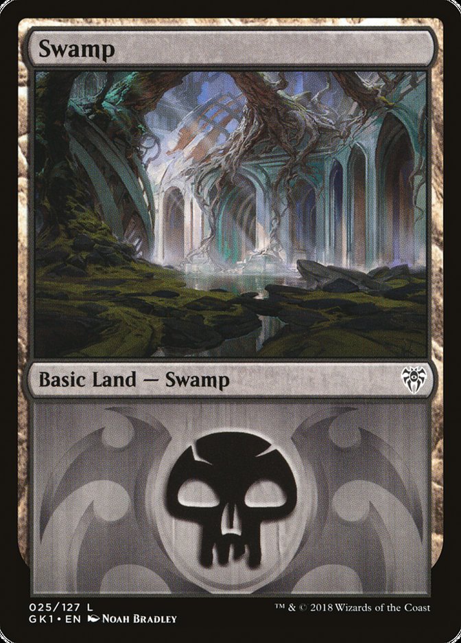 Swamp (25) [Guilds of Ravnica Guild Kit] | Card Merchant Takapuna