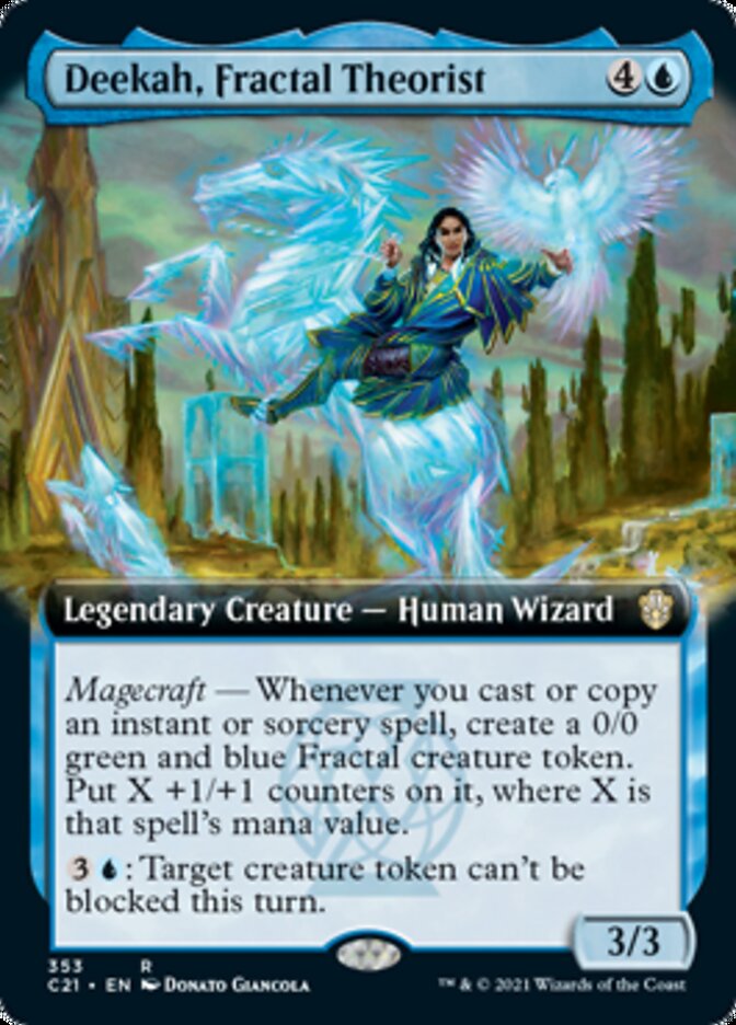 Deekah, Fractal Theorist (Extended Art) [Commander 2021] | Card Merchant Takapuna