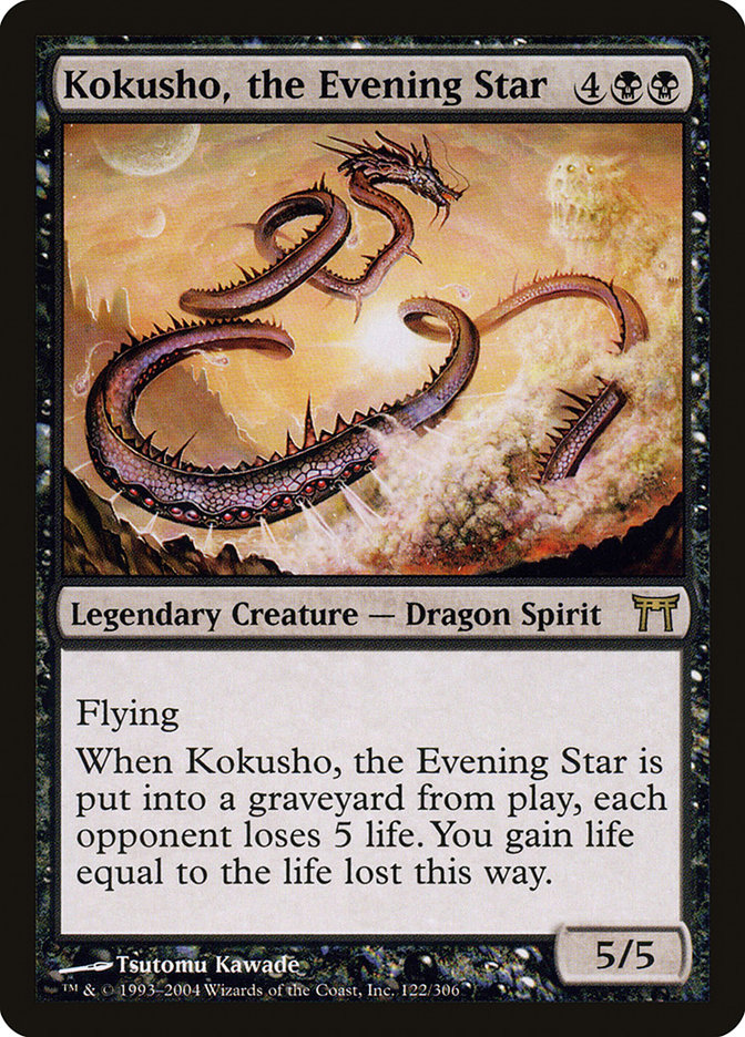 Kokusho, the Evening Star [Champions of Kamigawa] | Card Merchant Takapuna