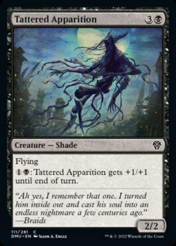 Tattered Apparition [Dominaria United] | Card Merchant Takapuna