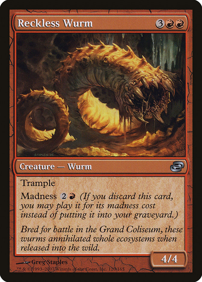 Reckless Wurm [Planar Chaos] | Card Merchant Takapuna