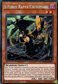 S-Force Rappa Chiyomaru [BLVO-EN011] Secret Rare | Card Merchant Takapuna