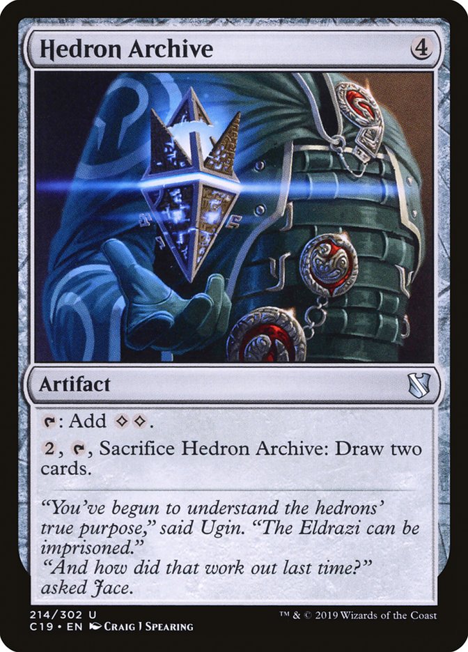 Hedron Archive [Commander 2019] | Card Merchant Takapuna