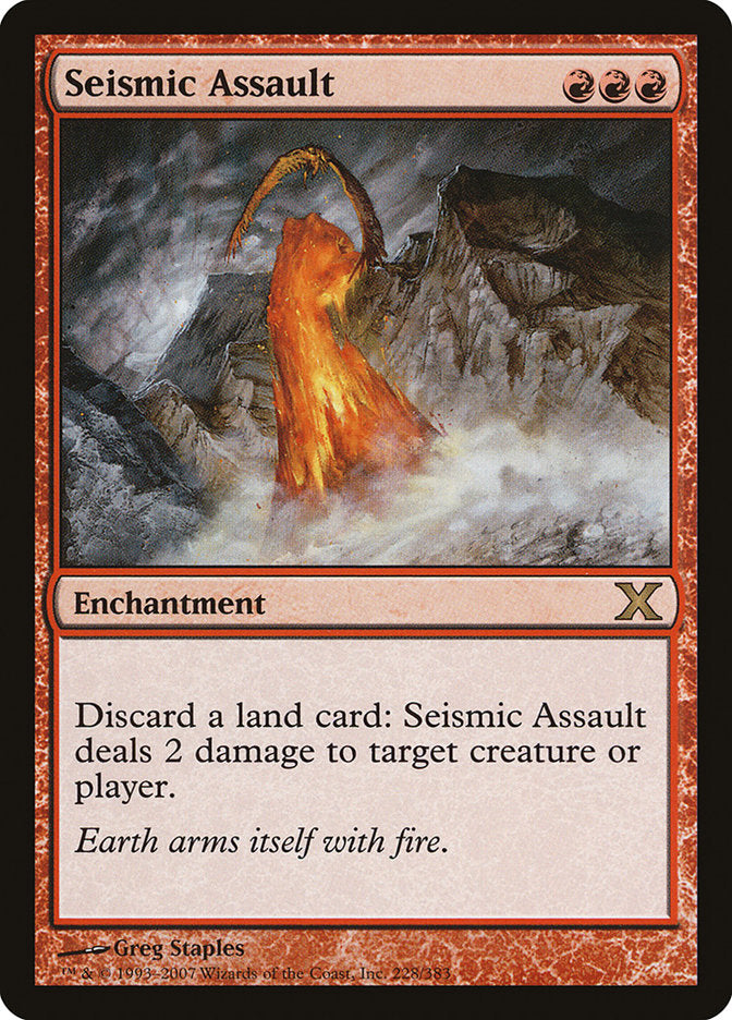 Seismic Assault [Tenth Edition] | Card Merchant Takapuna