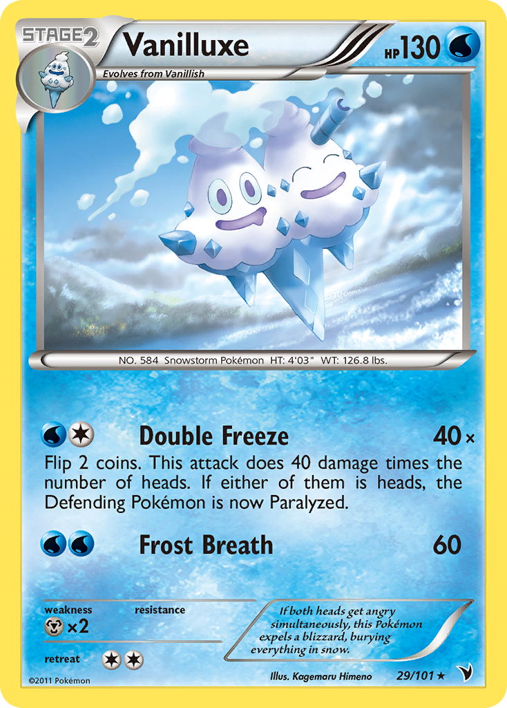 Vanilluxe (29/101) [Black & White: Noble Victories] | Card Merchant Takapuna