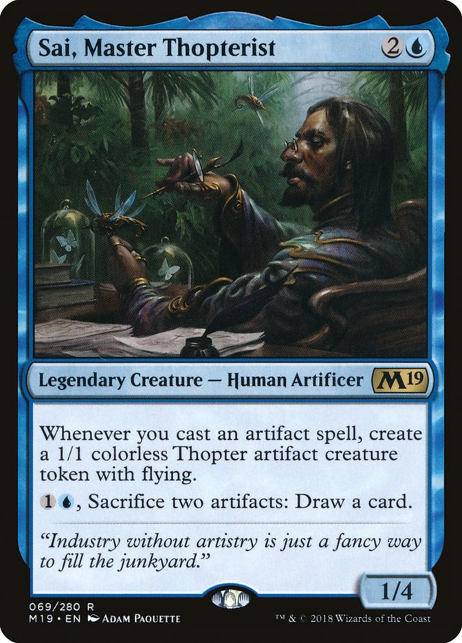 Sai, Master Thopterist [Core Set 2019] | Card Merchant Takapuna