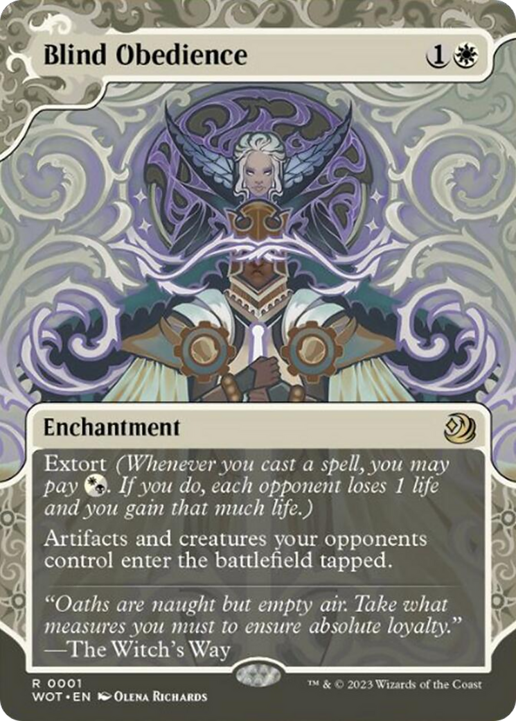 Blind Obedience [Wilds of Eldraine: Enchanting Tales] | Card Merchant Takapuna