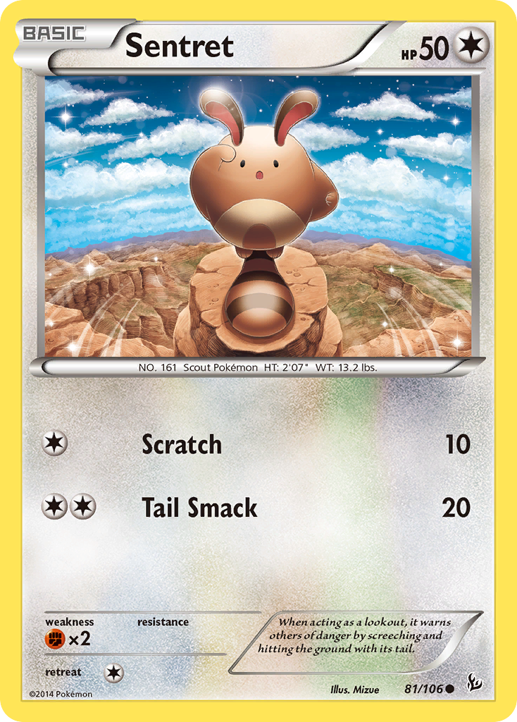 Sentret (81/106) [XY: Flashfire] | Card Merchant Takapuna