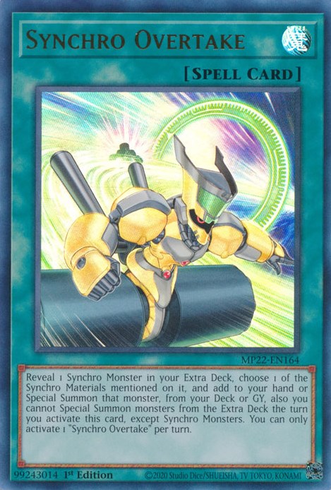 Synchro Overtake [MP22-EN164] Ultra Rare | Card Merchant Takapuna