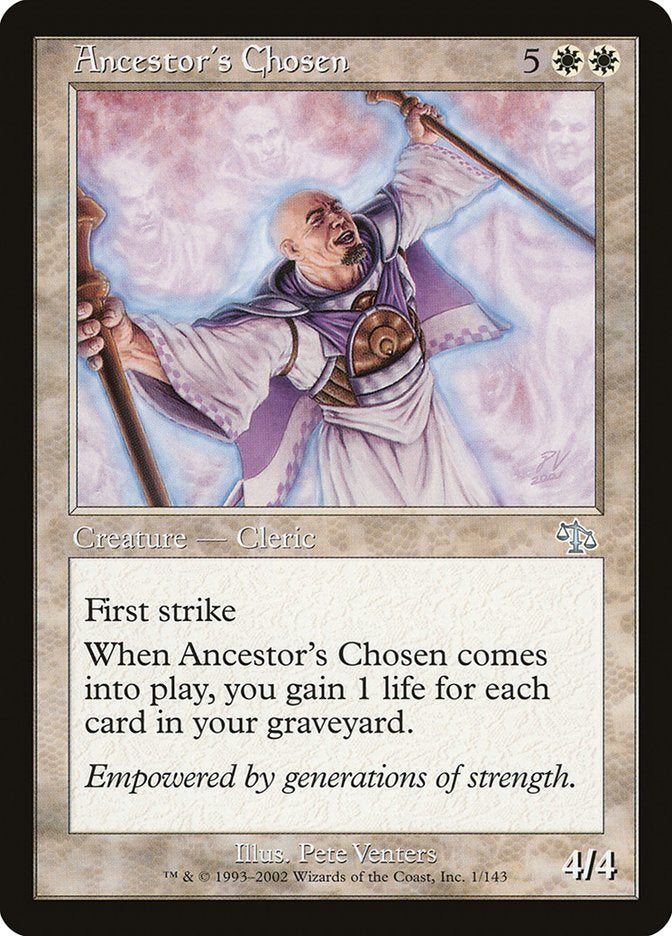 Ancestor's Chosen [Judgment] | Card Merchant Takapuna