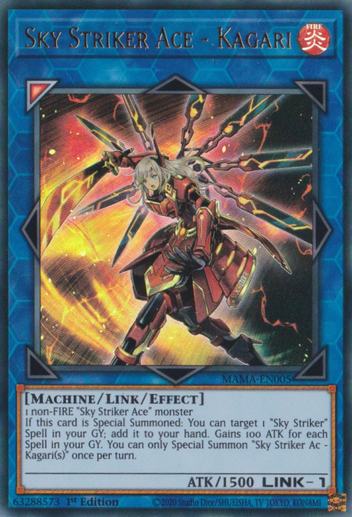 Sky Striker Ace - Kagari [MAMA-EN005] Ultra Rare | Card Merchant Takapuna