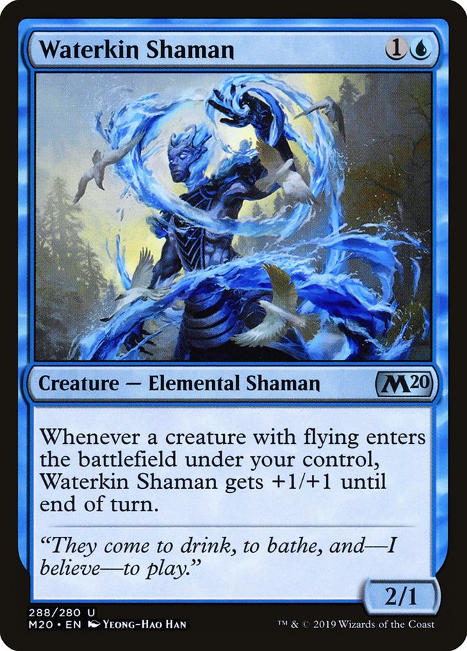 Waterkin Shaman [Core Set 2020] | Card Merchant Takapuna