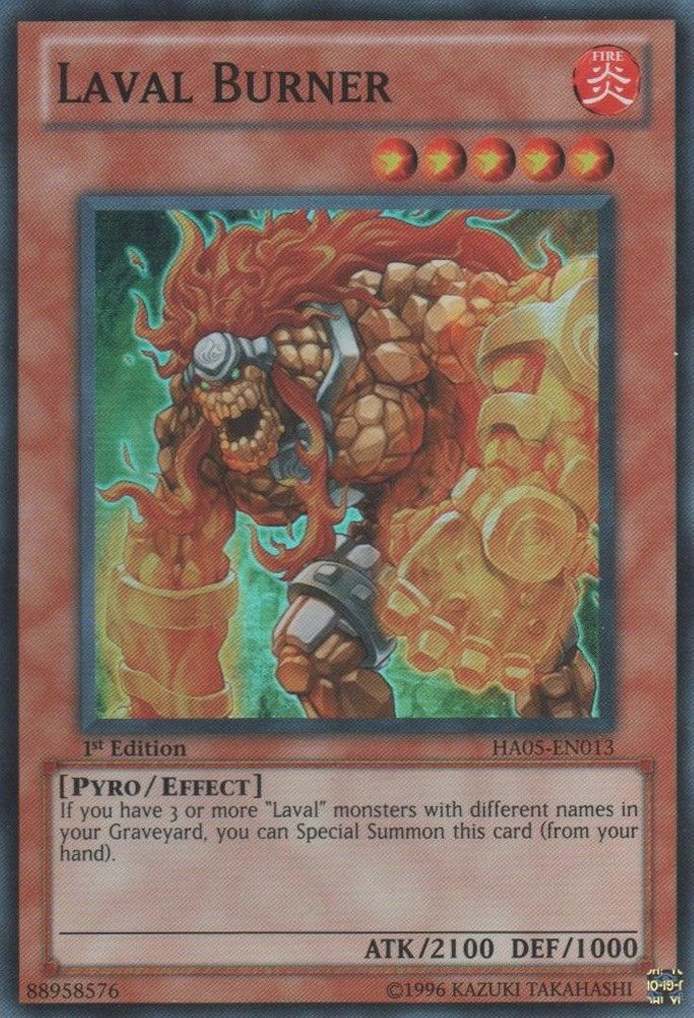 Laval Burner [HA05-EN013] Super Rare | Card Merchant Takapuna