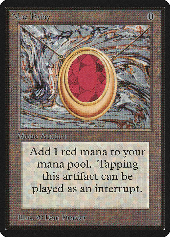 Mox Ruby [Beta Edition] | Card Merchant Takapuna