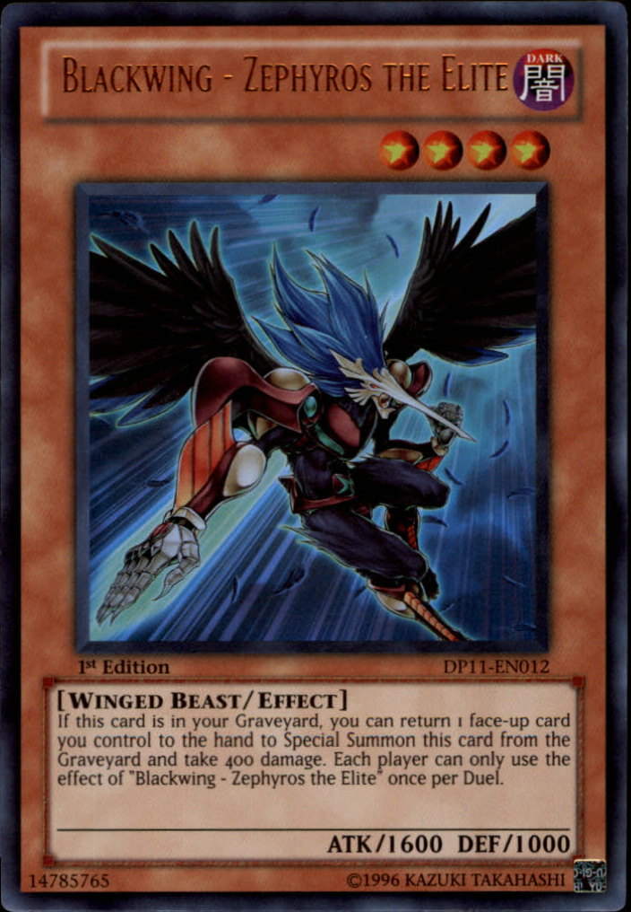 Blackwing - Zephyros the Elite [DP11-EN012] Ultra Rare | Card Merchant Takapuna