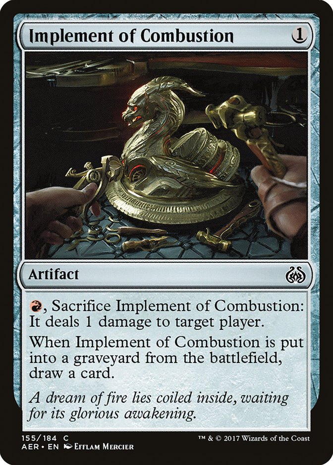 Implement of Combustion [Aether Revolt] | Card Merchant Takapuna