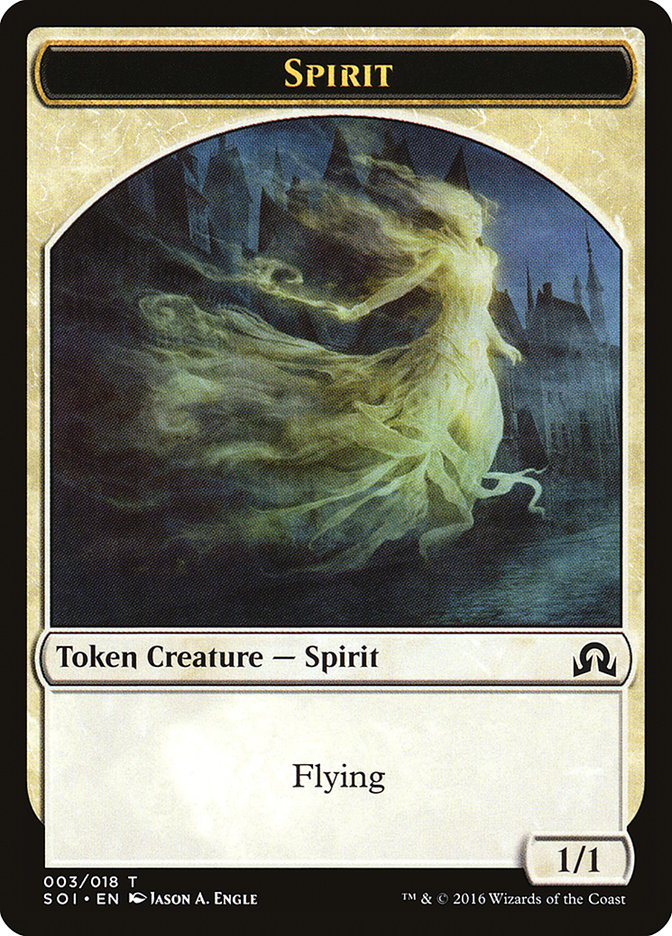 Spirit Token [Shadows over Innistrad Tokens] | Card Merchant Takapuna