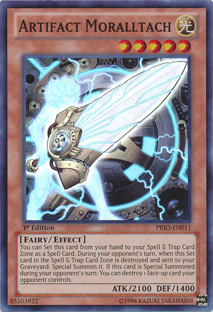 Artifact Moralltach [PRIO-EN011] Super Rare | Card Merchant Takapuna