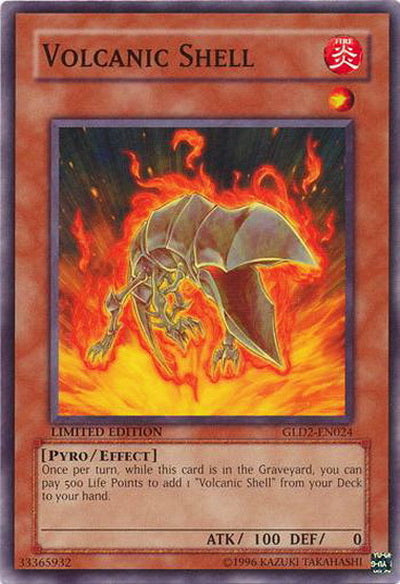 Volcanic Shell [GLD2-EN024] Common | Card Merchant Takapuna