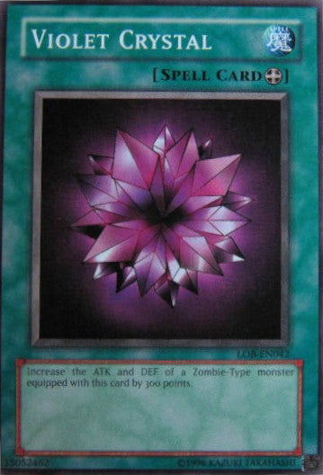 Violet Crystal [LOB-EN042] Common | Card Merchant Takapuna