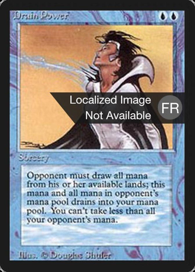 Drain Power [Foreign Black Border] | Card Merchant Takapuna