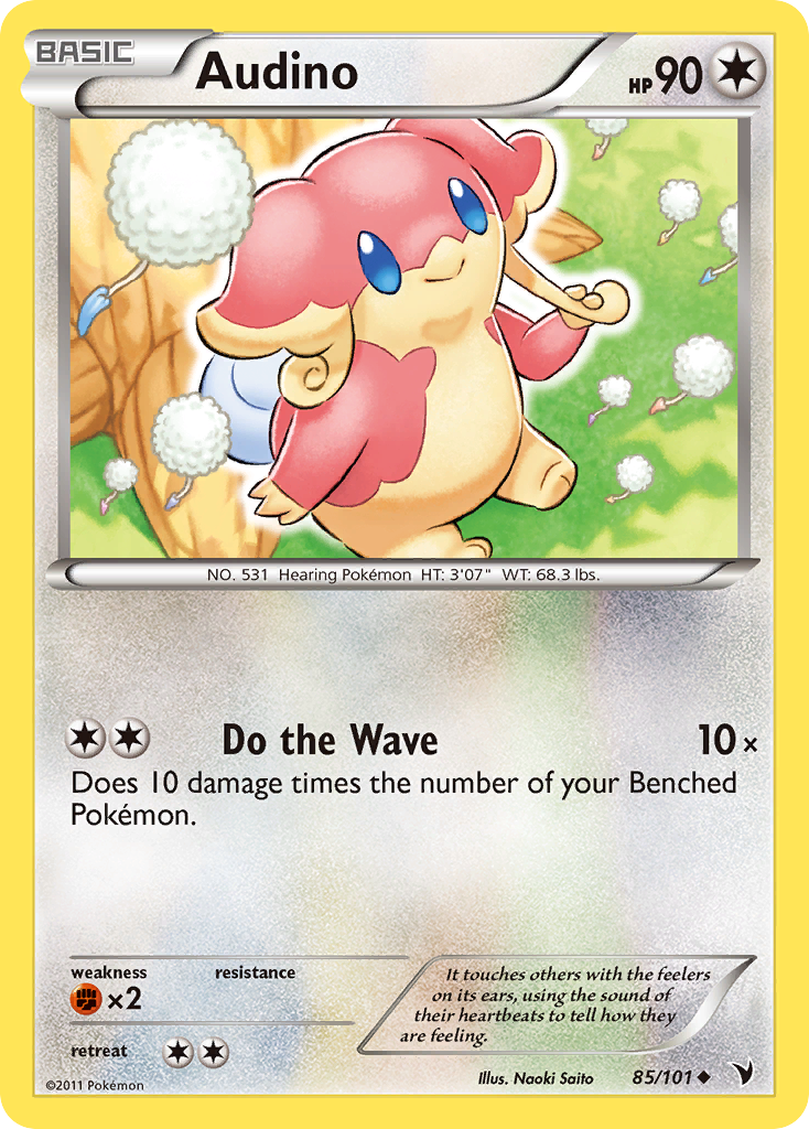 Audino (85/101) [Black & White: Noble Victories] | Card Merchant Takapuna