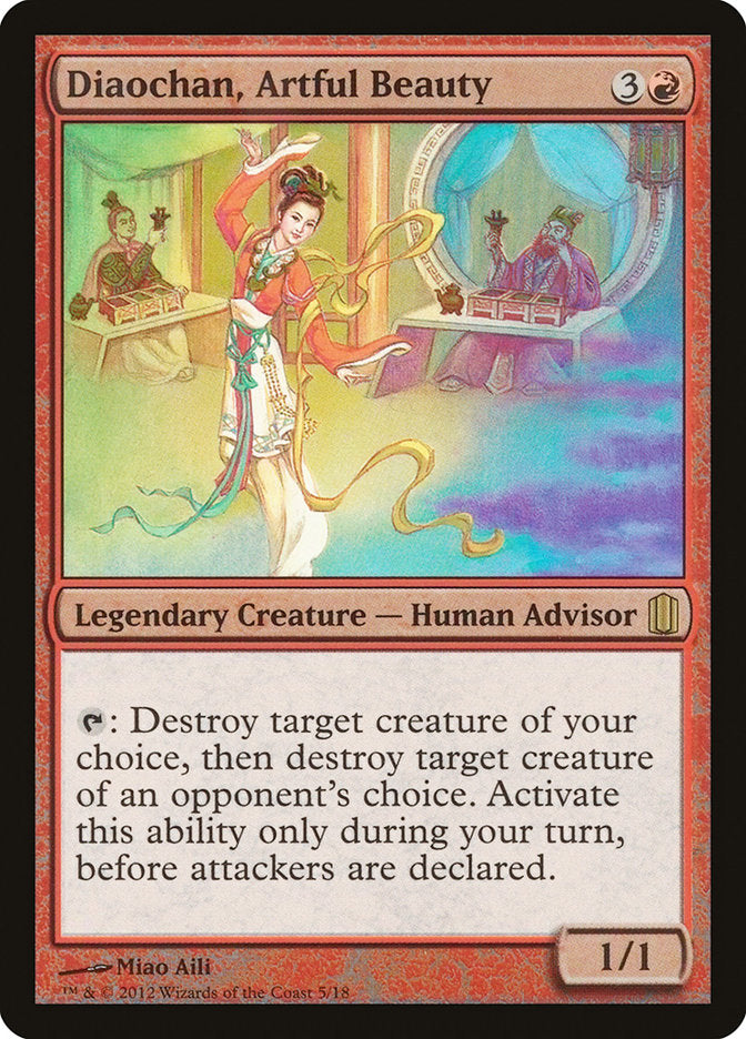 Diaochan, Artful Beauty [Commander's Arsenal] | Card Merchant Takapuna