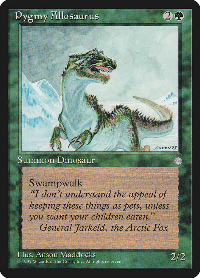 Pygmy Allosaurus [Ice Age] | Card Merchant Takapuna