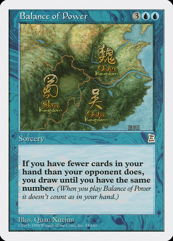 Balance of Power [Portal Three Kingdoms] | Card Merchant Takapuna