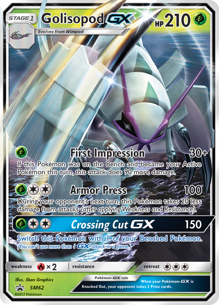 Golisopod GX (SM62) [Sun & Moon: Black Star Promos] | Card Merchant Takapuna