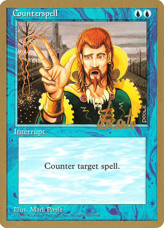 Counterspell (Michael Loconto) [Pro Tour Collector Set] | Card Merchant Takapuna