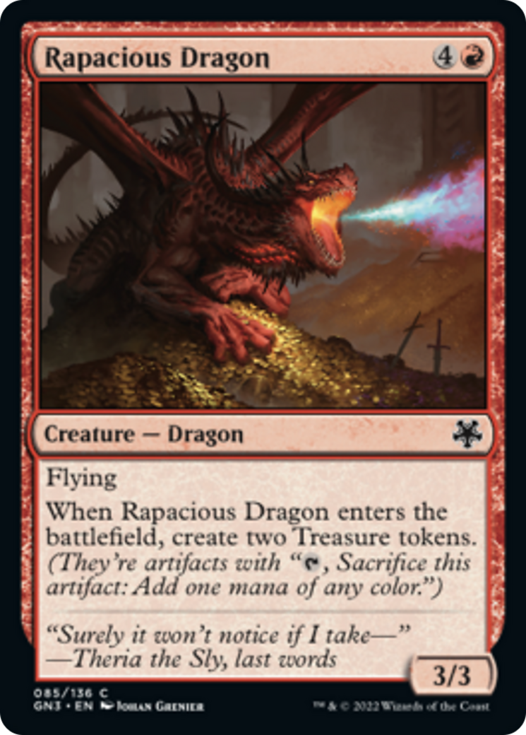 Rapacious Dragon [Game Night: Free-for-All] | Card Merchant Takapuna