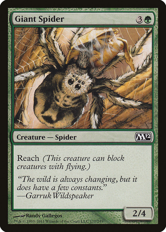 Giant Spider [Magic 2012] | Card Merchant Takapuna