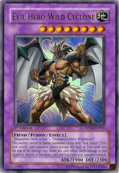 Evil Hero Wild Cyclone [DP06-EN011] Ultra Rare | Card Merchant Takapuna