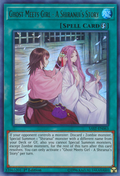 Ghost Meets Girl - A Shiranui's Story [SAST-EN063] Ultra Rare | Card Merchant Takapuna