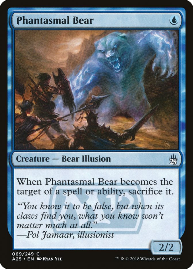 Phantasmal Bear [Masters 25] | Card Merchant Takapuna