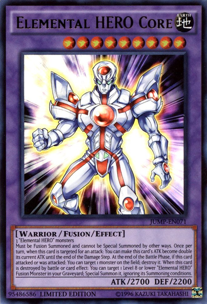 Elemental Hero Core [JUMP-EN071] Ultra Rare | Card Merchant Takapuna