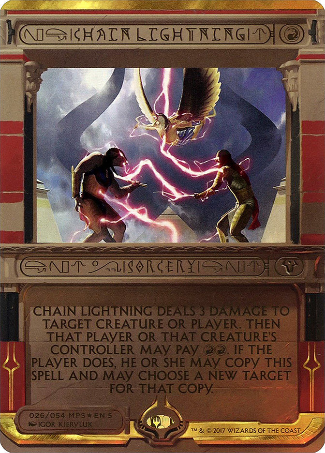 Chain Lightning (Invocation) [Amonkhet Invocations] | Card Merchant Takapuna