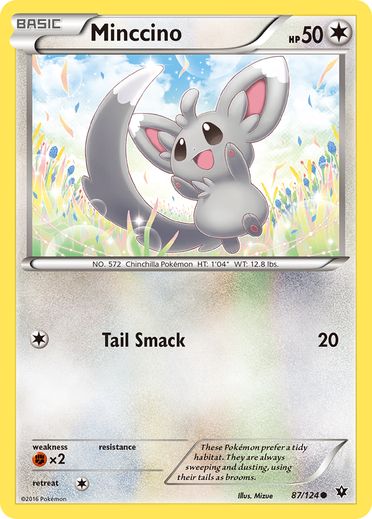 Minccino (87/124) [XY: Fates Collide] | Card Merchant Takapuna