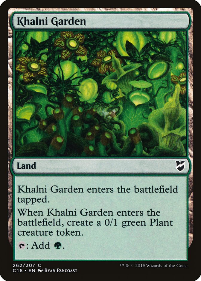 Khalni Garden [Commander 2018] | Card Merchant Takapuna