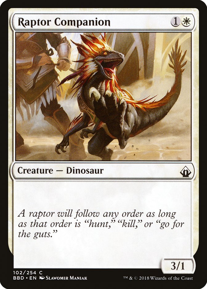 Raptor Companion [Battlebond] | Card Merchant Takapuna