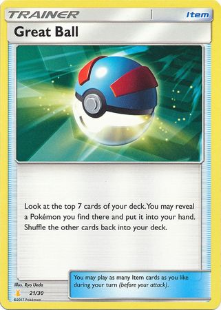 Great Ball (21/30) [Sun & Moon: Trainer Kit - Alolan Raichu] | Card Merchant Takapuna