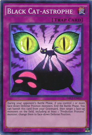 Black Cat-astrophe [DRL2-EN037] Super Rare | Card Merchant Takapuna