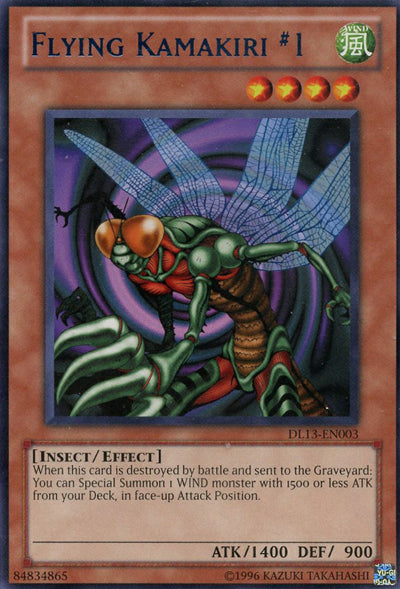 Flying Kamakiri 1 (Blue) [DL13-EN003] Rare | Card Merchant Takapuna