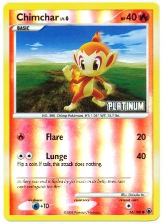 Chimchar (56/100) [Burger King Promos: 2009 Collection] | Card Merchant Takapuna