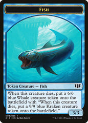 Fish // Zombie (011/036) Double-Sided Token [Commander 2014 Tokens] | Card Merchant Takapuna