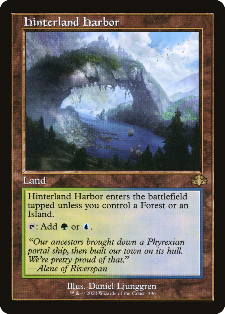 Hinterland Harbor (Retro) [Dominaria Remastered] | Card Merchant Takapuna