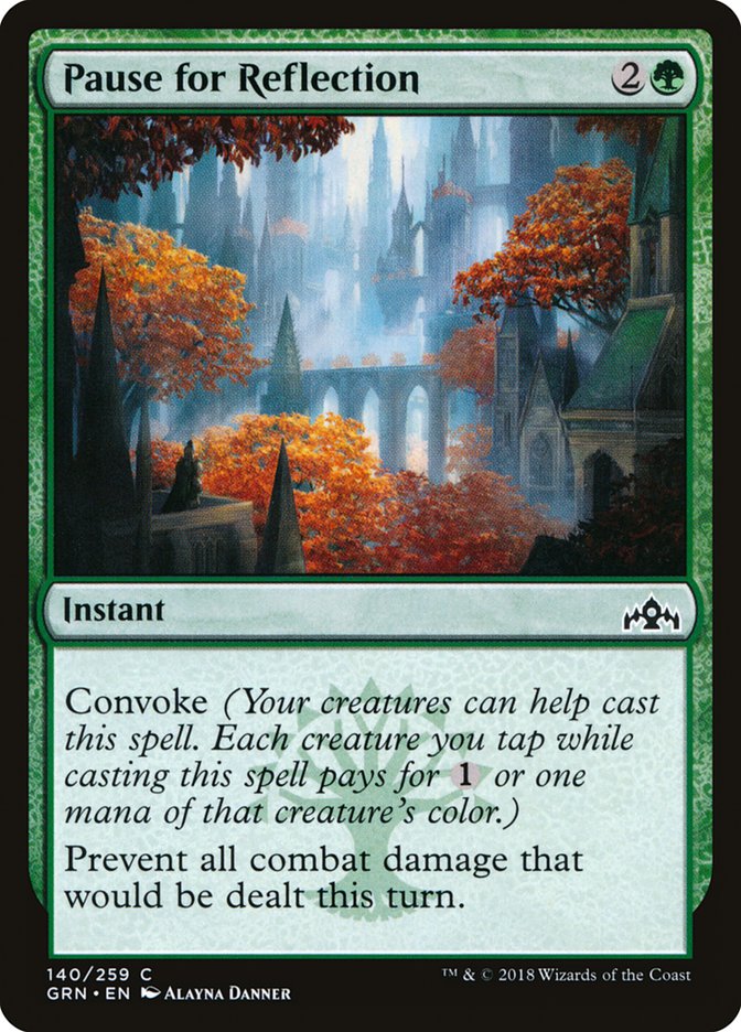 Pause for Reflection [Guilds of Ravnica] | Card Merchant Takapuna
