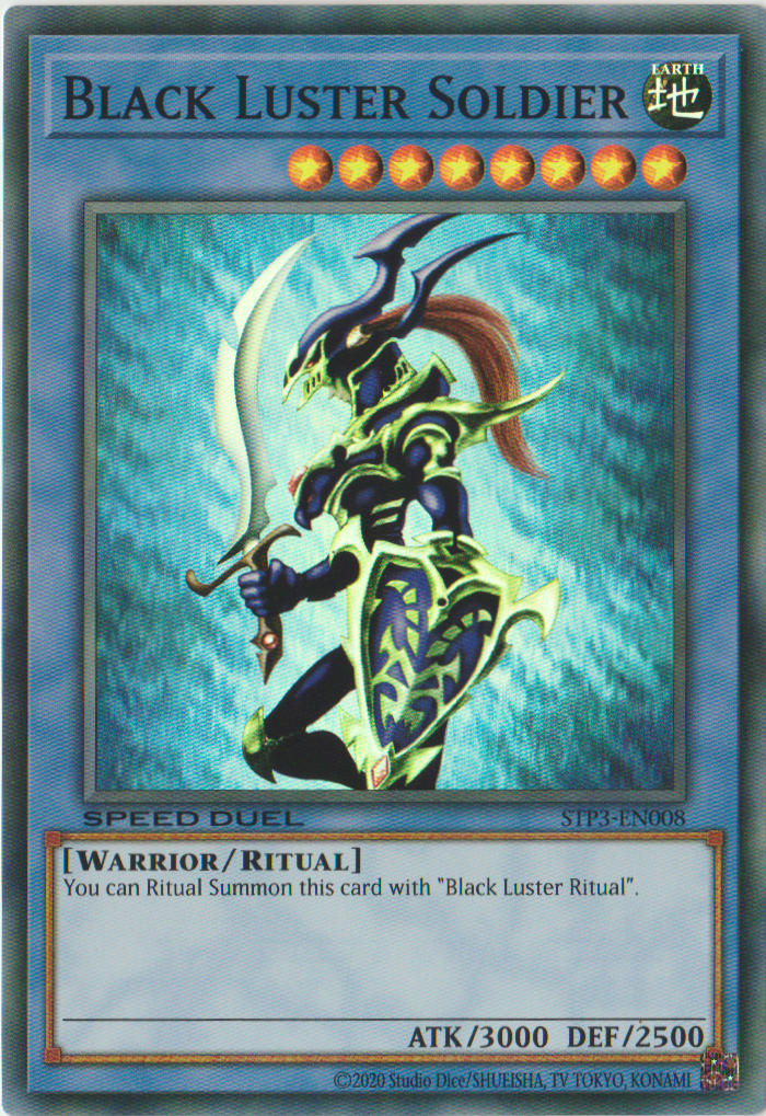 Black Luster Soldier [STP3-EN008] Super Rare | Card Merchant Takapuna